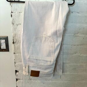 American Eagle boot cut white jeans